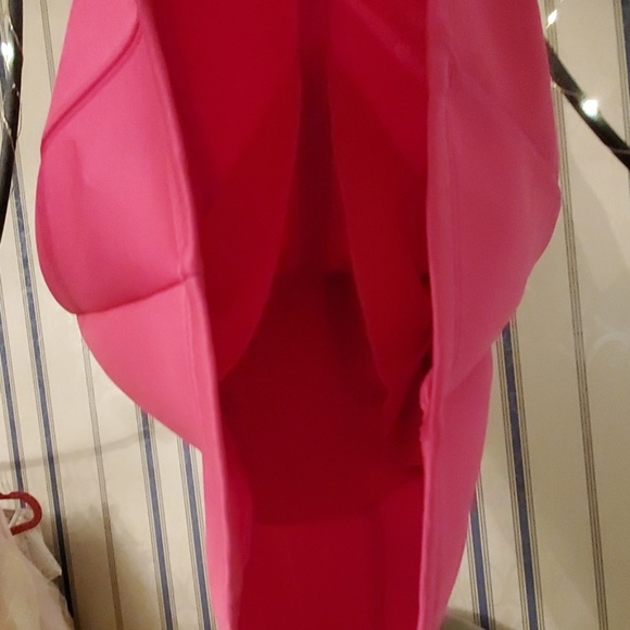 Max & Riley Girls Hot Pink Scuba Dress - Picture 6 of 7